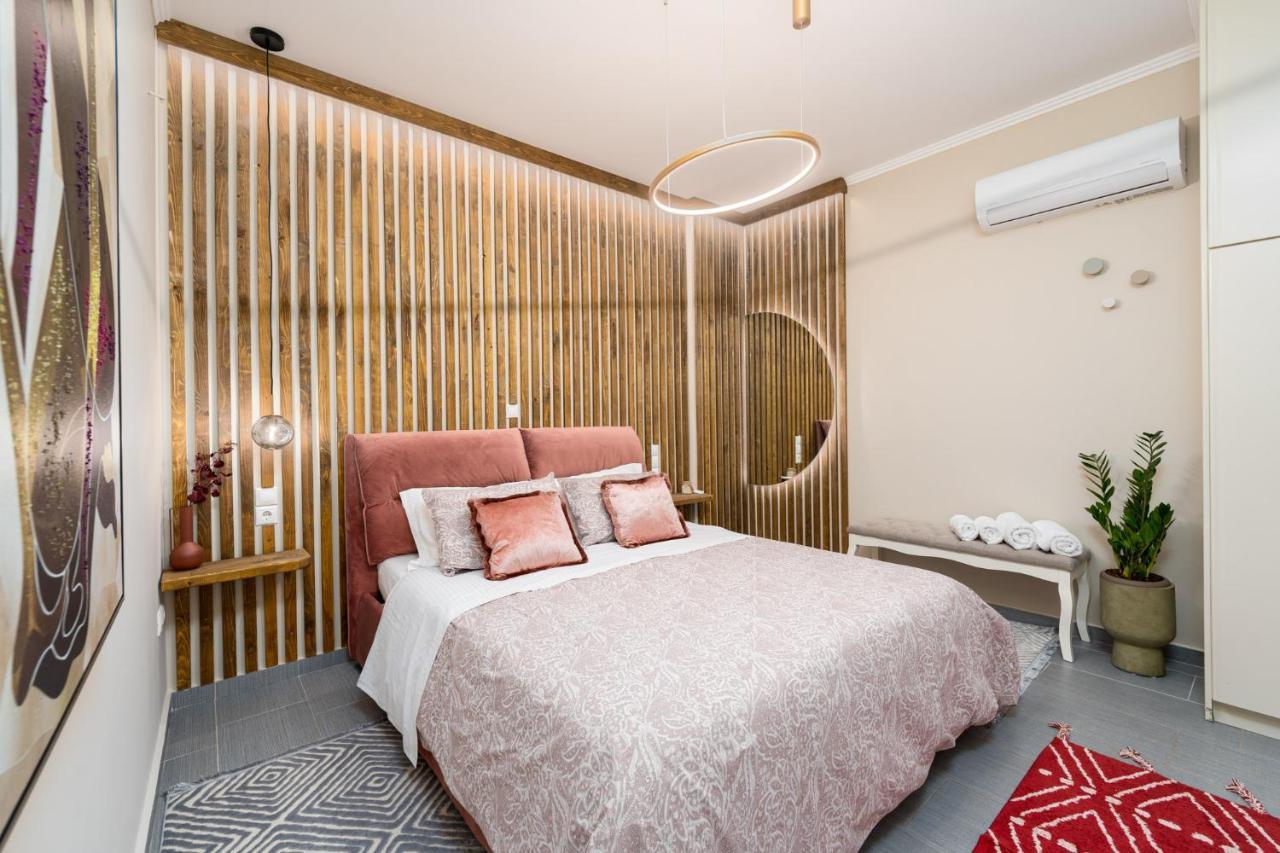 Meltemi Beach House - A Seaside Luxury Maisonnette Dhiyeliotika Exterior foto