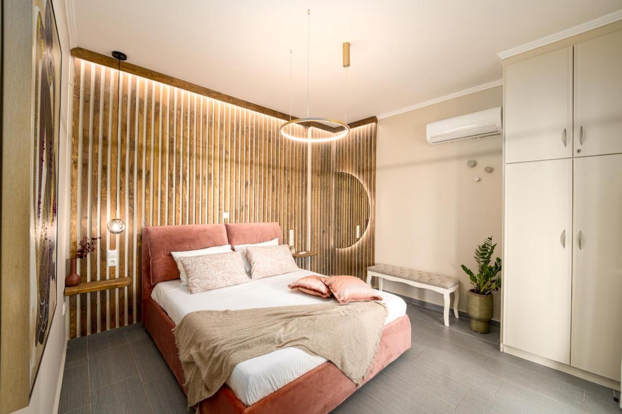 Meltemi Beach House - A Seaside Luxury Maisonnette Dhiyeliotika Exterior foto