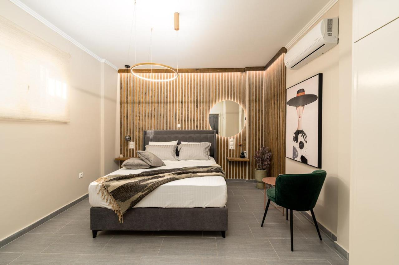 Meltemi Beach House - A Seaside Luxury Maisonnette Dhiyeliotika Exterior foto
